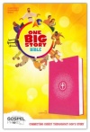 CSB One Big Story Bible - Leathertouch  Pink